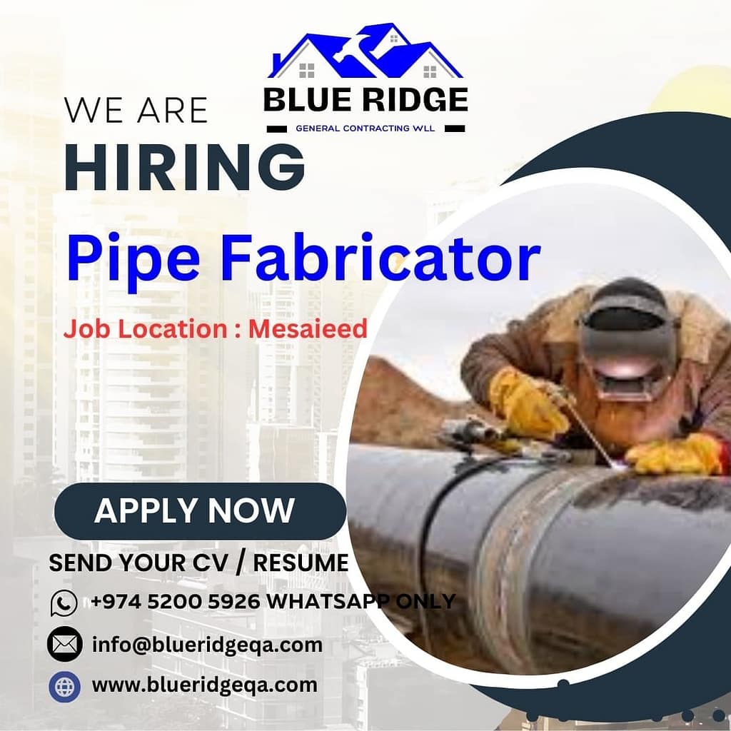 Pipe Fabricator Jobs in Qatar